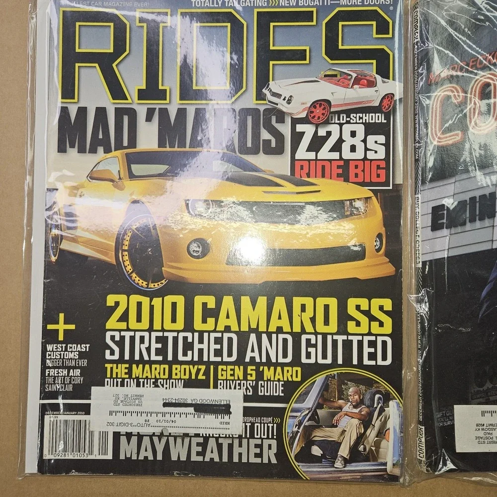 LOT of 6 RARE Magazines COMPLEX Eminem RIDES Custom Car Culture HEAVY HITTERS